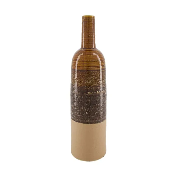 Vaas Fles sand S ø13x47,5 cm