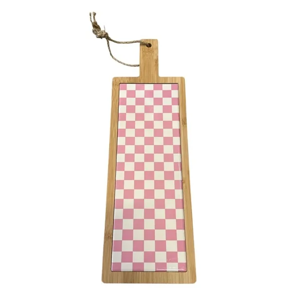 Serveerplank Retro roze