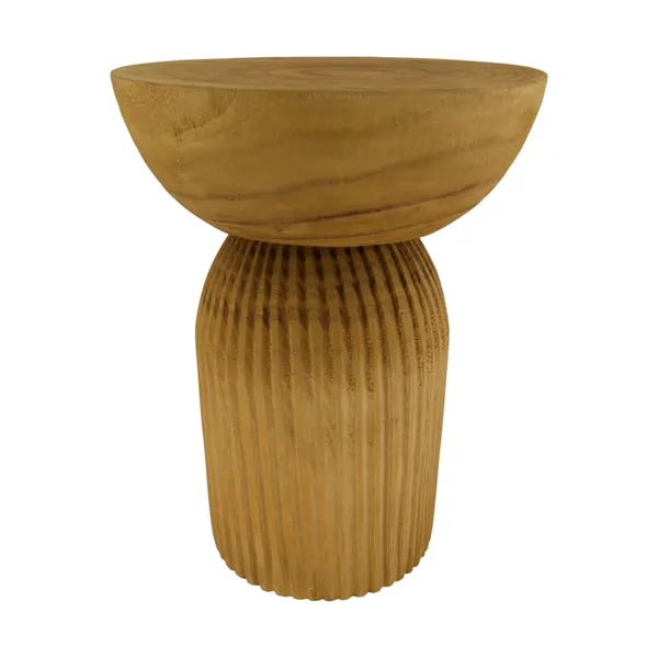 Houten kruk Lina donker hout